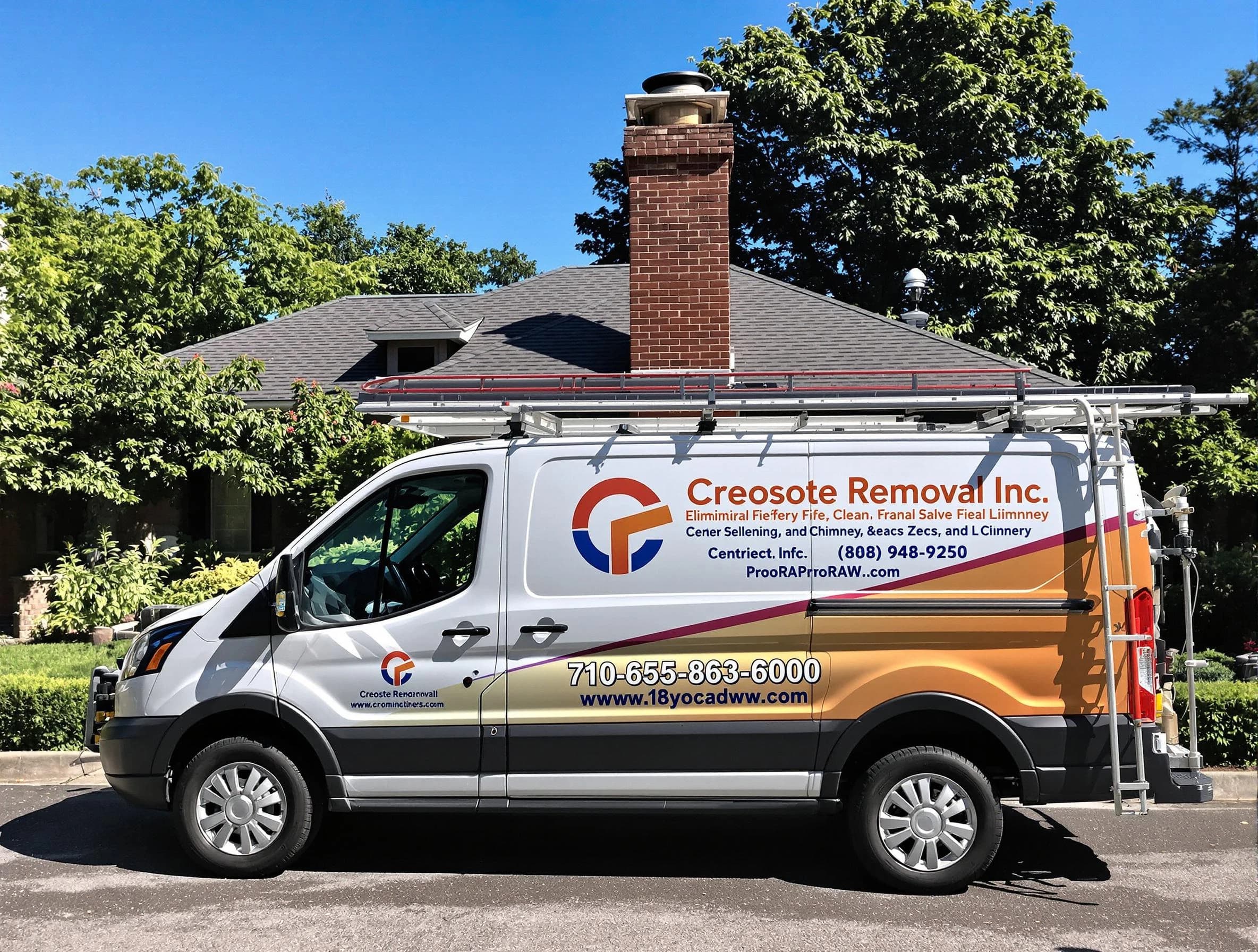 Johnston Chimney Sweep technician removing creosote safely in Johnston, RI