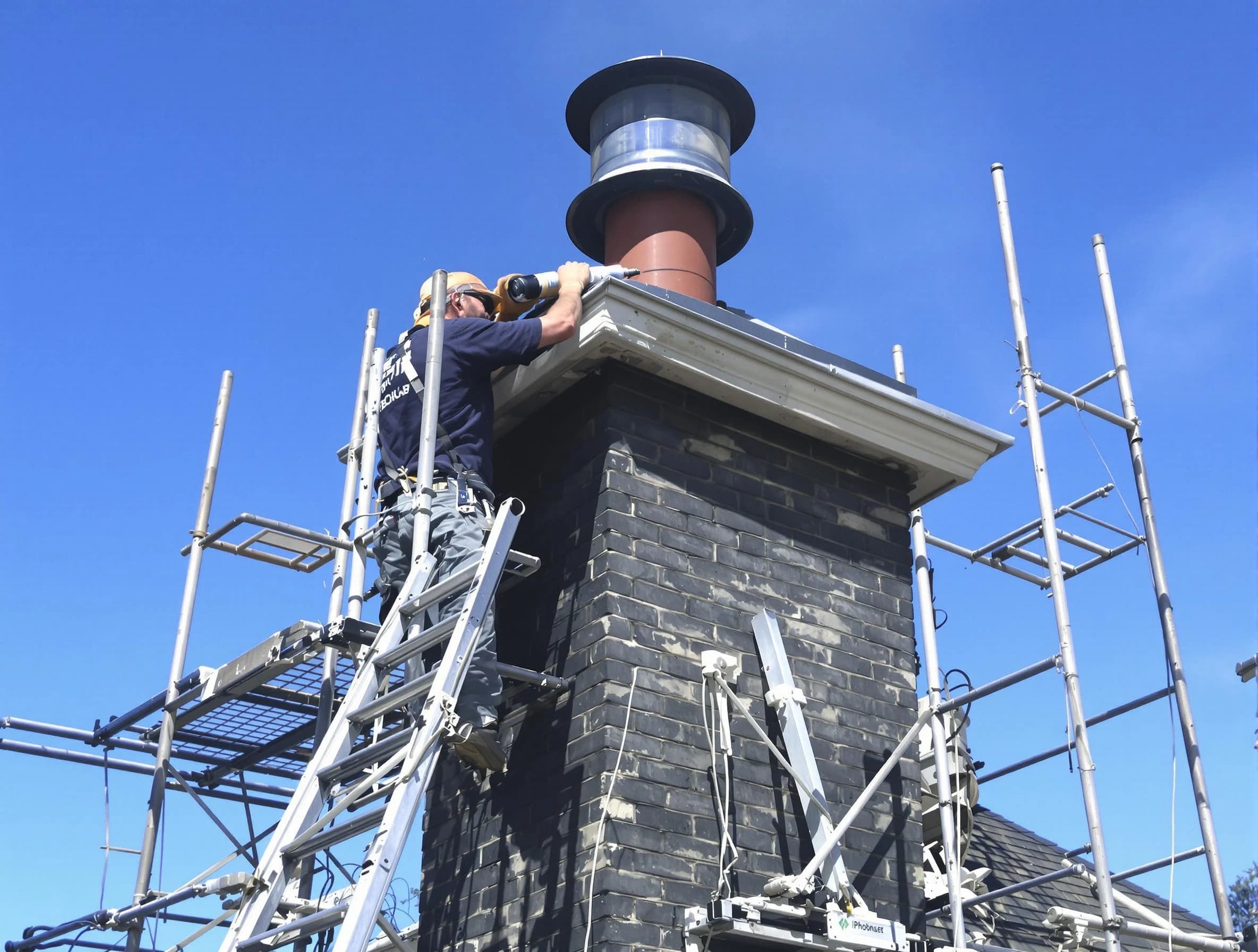 Sturdy chimney crown finished by Johnston Chimney Sweep in Johnston, RI