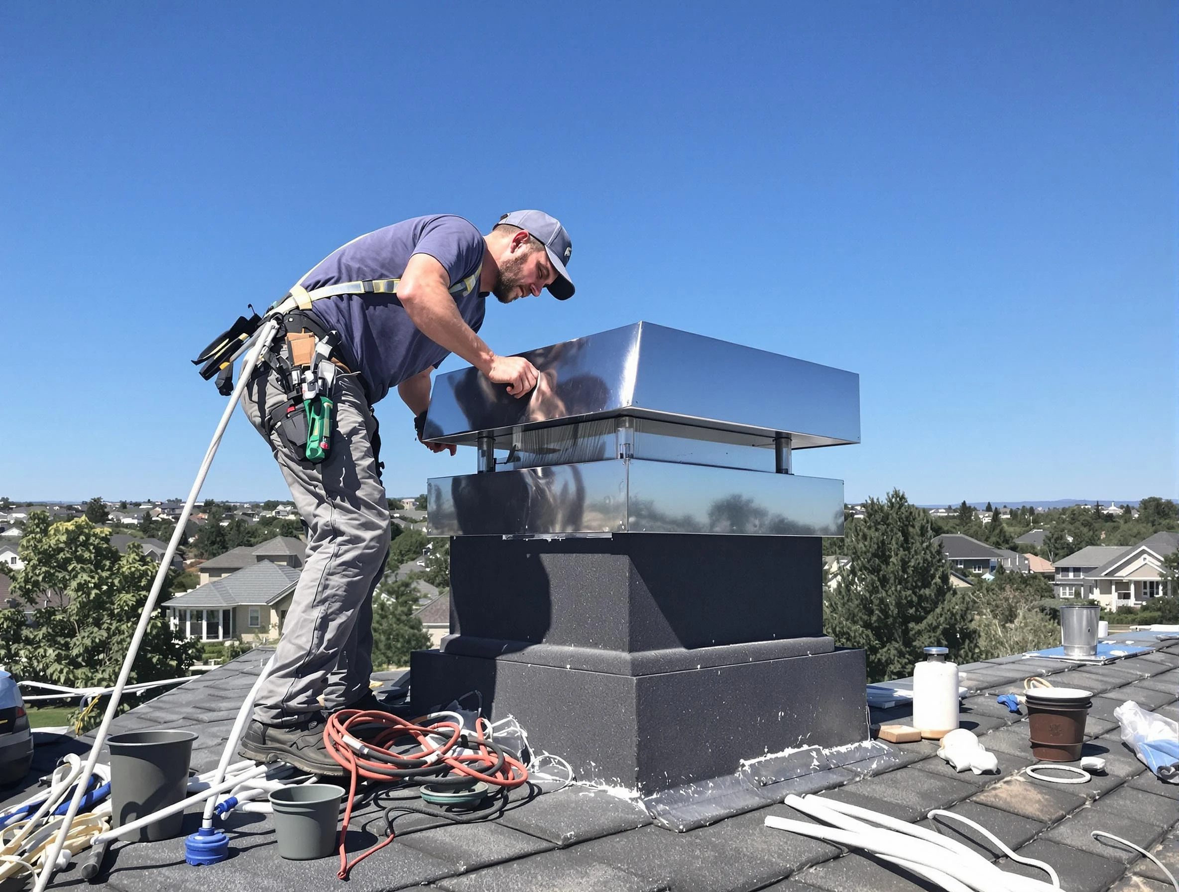 Chimney Cap Services in Johnston