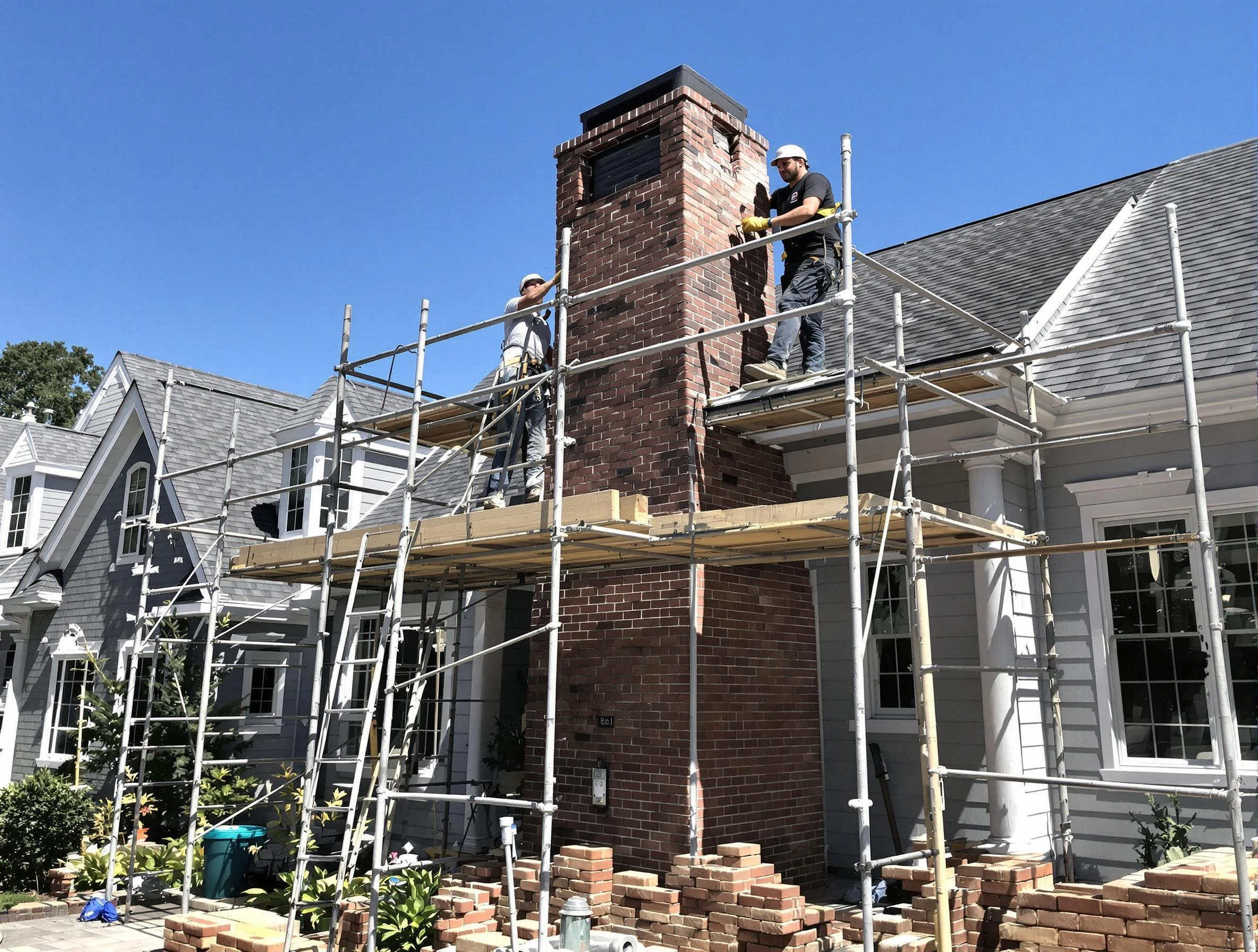 Chimney Rebuilding in Johnston