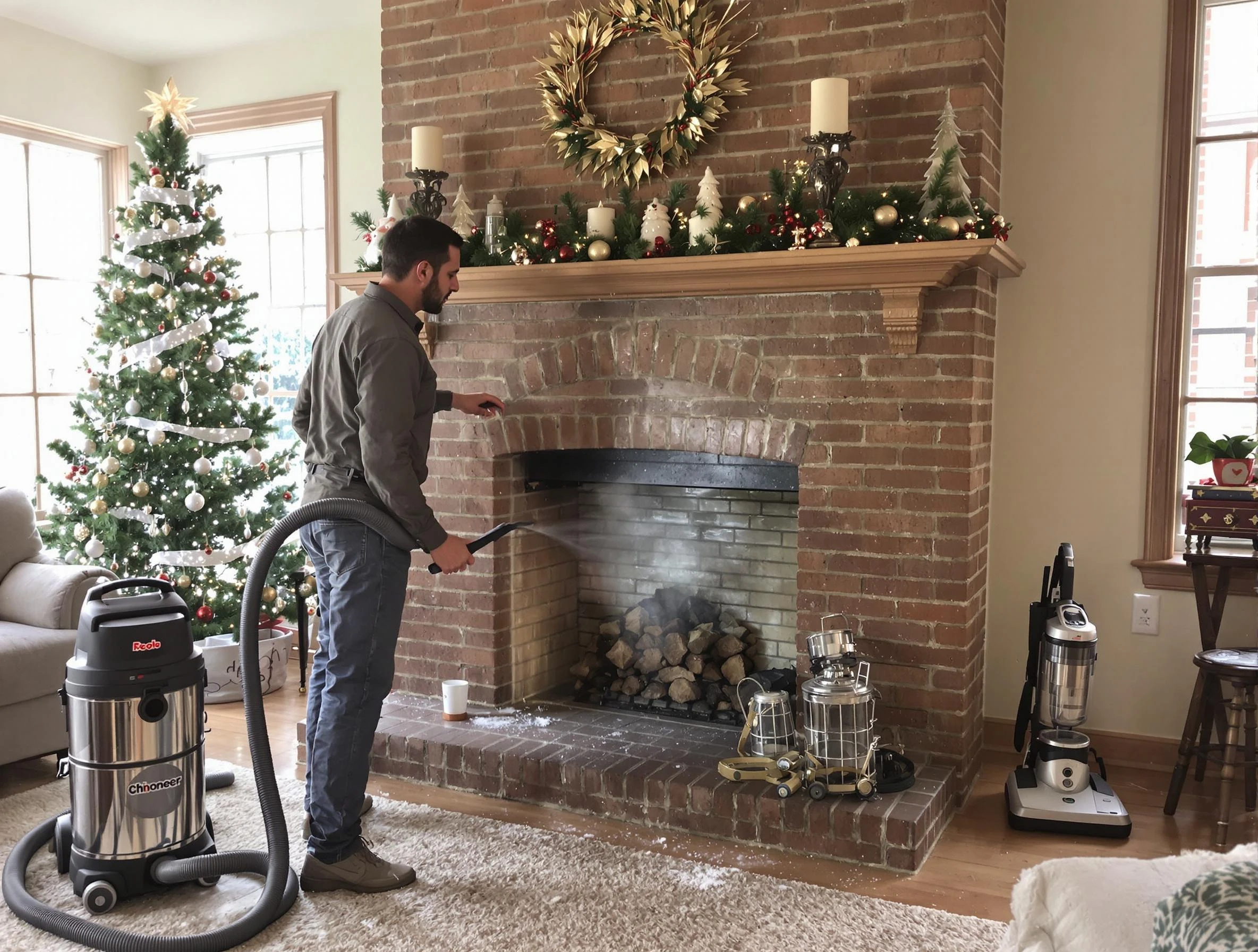 Fireplace Cleaning in Johnston