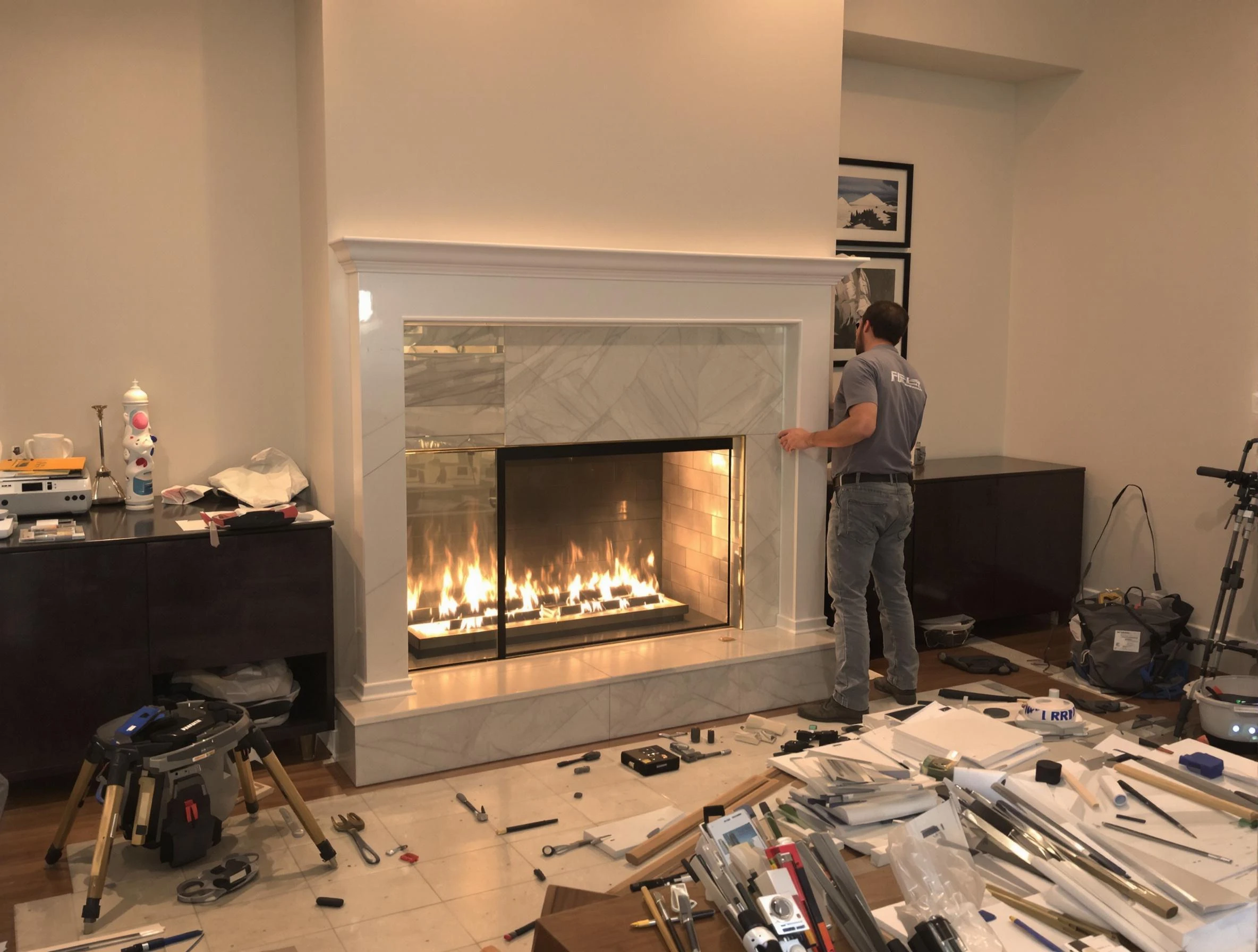Fireplace Installation in Johnston