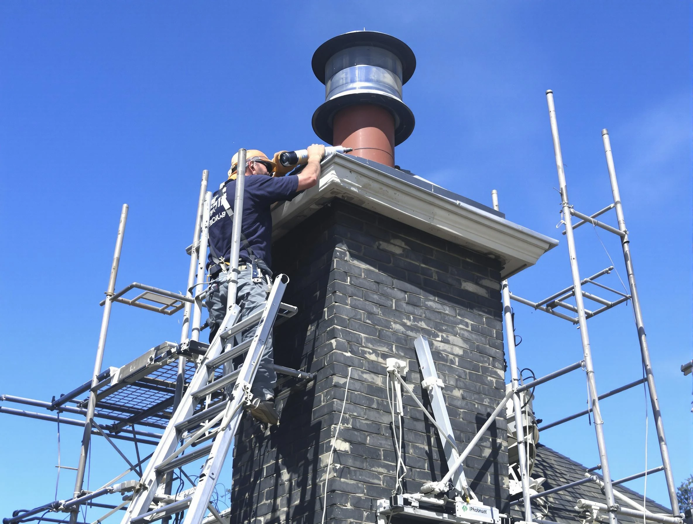 Sturdy chimney crown finished by Johnston Chimney Sweep in Johnston, RI