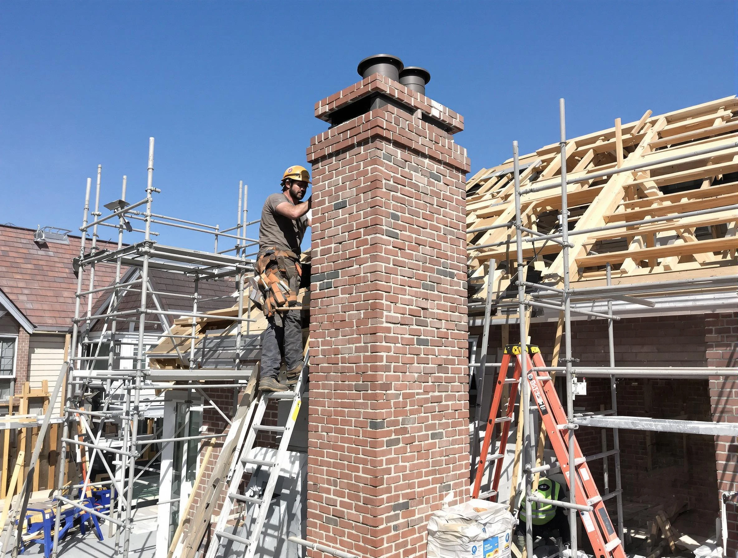 New chimney installation completed by Johnston Chimney Sweep in Johnston, RI